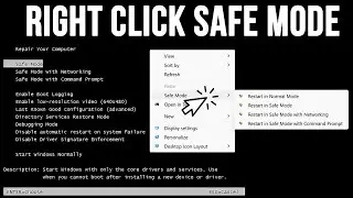 How to Add a Boot into Safe Mode Right Click Context Menu Item