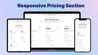 Responsive Pricing Table Design Using HTML & CSS