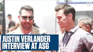 Justin Verlander interview with brother, Ben Verlander on the All-Star red carpet | Flippin Bats