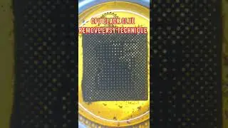 cpu black glue remove easy technique #summervibes #shorts