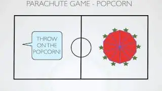 Physical Education Games - Parachute Game: Popcorn