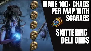 A Simple Way to Farm Currency in 3.20 with Scarabs - Skittering Delirium Orb Farming - Path of Exile