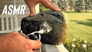 ASMR | Giving A Rock A Haircut