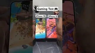 iPhone 15 vs iPhone 13 Temple Run 2 test🧐#shorts #iphone15 #iphone13