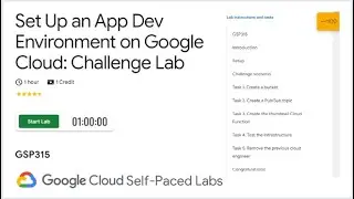 Set Up an App Dev Environment on Google Cloud: Challenge Lab | GSP315 | QUICK-GCP-LAB 