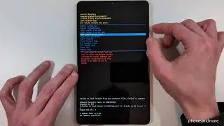 Samsung Galaxy Tab A9 (Plus): How to make a factory data reset (hardreset) with the buttons?