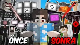YENİ SKIBIDI TUVALET ÇOKLU EVRENİNE GEÇTİM 💥 - Minecraft