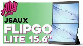 Portable dual monitors for your hanheld! Make a great, portable workstation with Jsaux FlipGo Lite