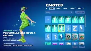 FORTNITE BILLIE EILISH EMOTE (YOU SHOULD SEE ME IN A CROWN)