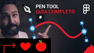 Pen Tool no @Figma : Guia COMPLETO para Iniciantes. (Bend tool, node, caneta, vetor, bezier, curva).