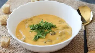 БЫСТРЫЙ и ОЧЕНЬ ВКУСНЫЙ СУП ПЮРЕ с ГРИБАМИ🔥 Mushroom vegetable pureed soup