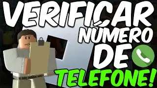 Como VERIFICAR Seu NÚMERO DE TELEFONE no Roblox!