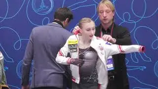 Софья Муравьева Чемпионат России Короткая программа Тренеры Евгений Плющенко,Дм. Михайлов,С.Алексеев