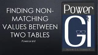Finding non-matching values between two tables in Power BI