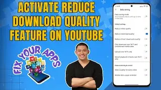 How to Activate the Reduce Download Quality Feature on YouTube