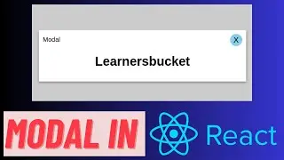 Modal as functional component in React with backdrop | Reactjs machine coding question - 64