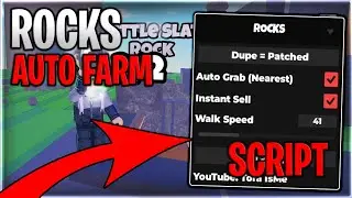 [ALPHA] Rocks Script Hack Auto Farm Auto Grab All Rocks & Instant Sell - Roblox 2024