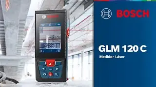 Medidor Láser GLM 120 C - ¡Mide en ambientes externos!