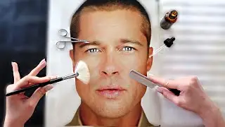 Celebrity Men's Shaving ASMR | Soft Spoken | Brad Pitt, Usher ...