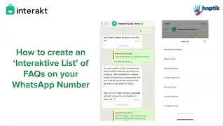 Create an Interaktive List of FAQs on your WhatsApp Number