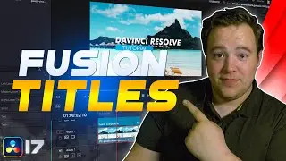 EASY Fusion titles for beginners | Davinci Resolve 17