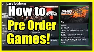 How to Preorder a GAME on Xbox Series X store (Easy Tutorial)