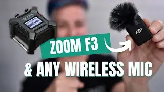 Use the Zoom F3 with ANY Wireless Mic / Rode Wireless Go 2 / DJI Mic