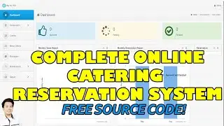 Complete Online Catering Reservation System using PHP MySQL | Free Source Code Download