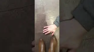 ASMR Hand Crush , Hand Trample in boots 👢 - look at the pattern