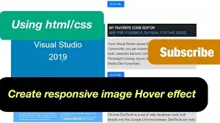 Create a simple Image overlay with html5 Css3 enjoy creating the frontend tutorial