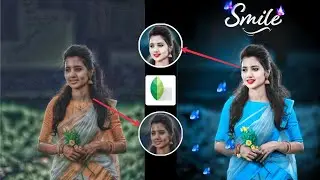 New Snapseed Photo Editing||Background Change||girls photo editing||colour combination change