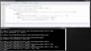 Java Tutorial - Command Line Arguments
