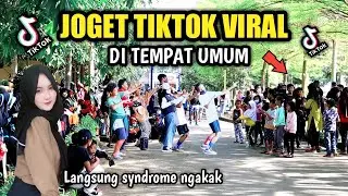 JOGET TIKTOK VIRAL BARENG ANAK SEKOLAH DI TEMPAT UMUM || PADA NGAKAK SEMUA - Serang banten