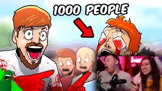 MrBeast ослепил 1,000 людей (анимация) | РЕАКЦИЯ