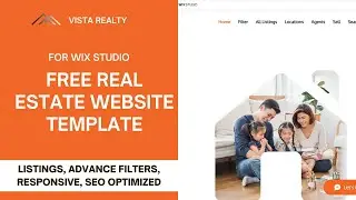 Free Wix Studio Templates - Real Estate Website and Property Listings Template #wixstudio