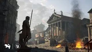 Roman Volcanic Temple | Unreal Engine | Game-Ready Assets