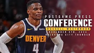 Russell Westbrook Full Postgame Press Conference vs. Thunder 🎙 | 11/6/24