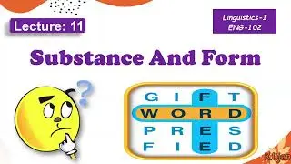 Substance and Form in Linguistics | difference between form and substance