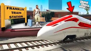 GTA 5 : I Made Franklin Train Station In Front Of Franklins House.. (GTA 5 Mods)