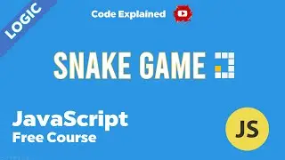 JavaScript Snake Game For Beginners | Logic Part | JavaScript Project