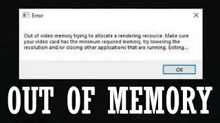 Fix Out of Video Memory Rendering Resource Error in Hogwarts Legacy | Out of Memory Error 2023