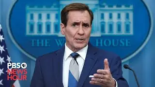 WATCH LIVE: White House holds news briefing with NSC spokesman John Kirby as war in Gaza continues