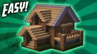 Minecraft: How To Build A Survival Starter House Tutorial (#4)