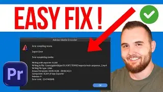 How to Fix Premiere Pro Export Error Compiling Movie (QUICK GUIDE)