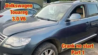 Volkswagen Touareg, crank no start kinda (barely runs on 3 cylinders) Part 1