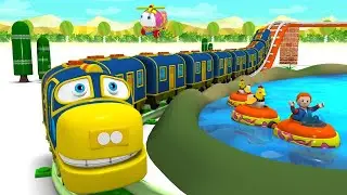 Toy Factory Super Deluxe Train - Chuggi The Cartoon Train for Children