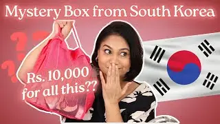 I got a MYSTERY BOX 📦 from SOUTH KOREA 🇰🇷 ✨ Unboxing & Try-On