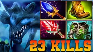 23 Kills Visage Dota 2 Mid Gameplay With 23 Kills !! Visage Best Carry Meta Support 7.37