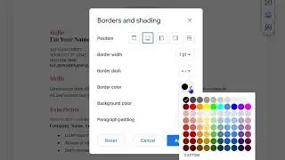 How to Insert a Horizontal Line in Google Docs