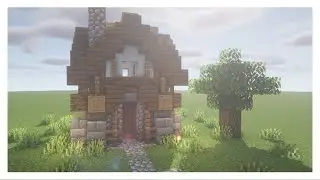 SIMPLE VILLAGE HOUSE 9x9! - Minecraft SpeedBuild